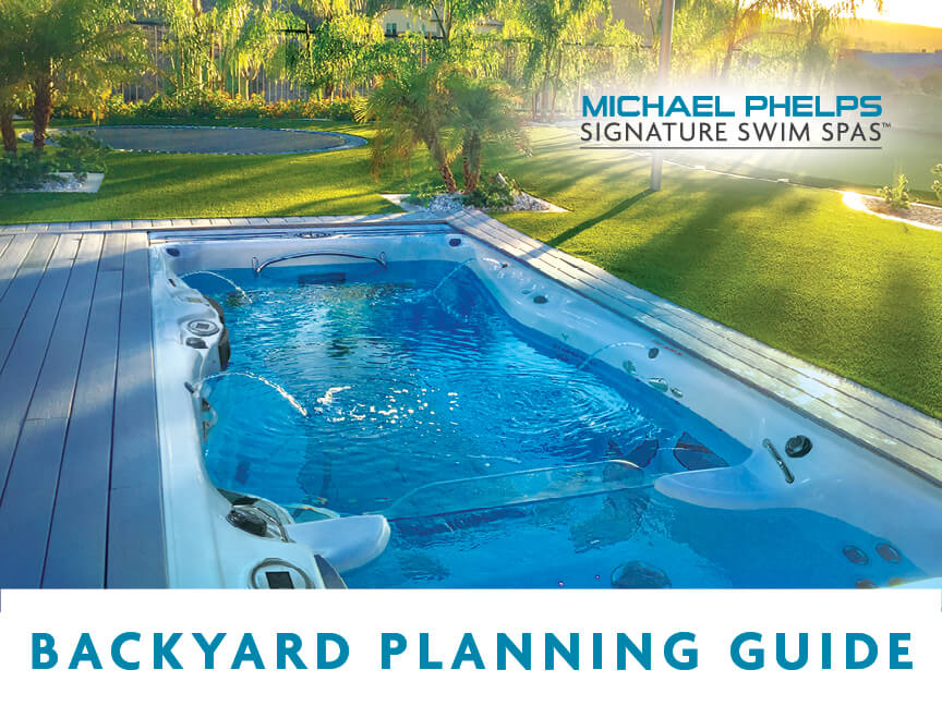 MasterSpas Swim Spa Backyard Planning Guide PDF Cover.